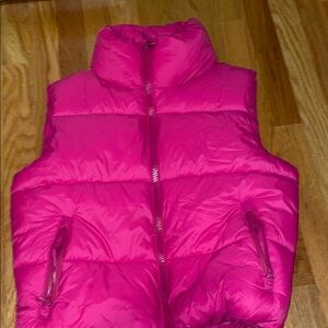 Old Navy Pink Puffer Vest